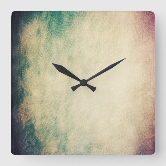 クールでグランジなヴィンテージの質の柱時計 スクエア壁時計 (正面)