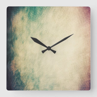クールでグランジなヴィンテージの質の柱時計 スクエア壁時計