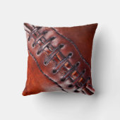 クールでパーソナライズなフットボールのコーチのギフトのアイディア クッション (裏面)