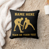 クールでパーソナライズなレスリングチームギフトあなたの文字 クッション (ブランケット)