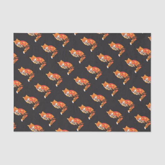 クールでファンキーなキツネ 薄葉紙 (正面)