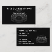 クールでモダンで車のなビジネス 名刺 (正面/裏面)