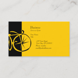 クールでモダンなバイクのコンテンポラリーでアートなバイクの木版画 名刺