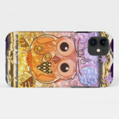 クールでモダンなフクロウのデザイン Case-Mate iPhoneケース (裏面(横))