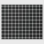 クールでモダンな白黒目の錯覚 ラッピングペーパー (フラット)