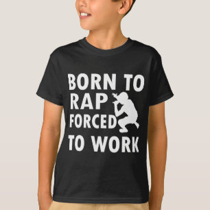 クールでラップのなデザイン Tシャツ