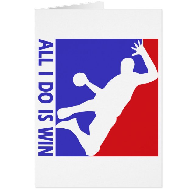 クールでリズミカルなハンドボールのデザイン (正面)