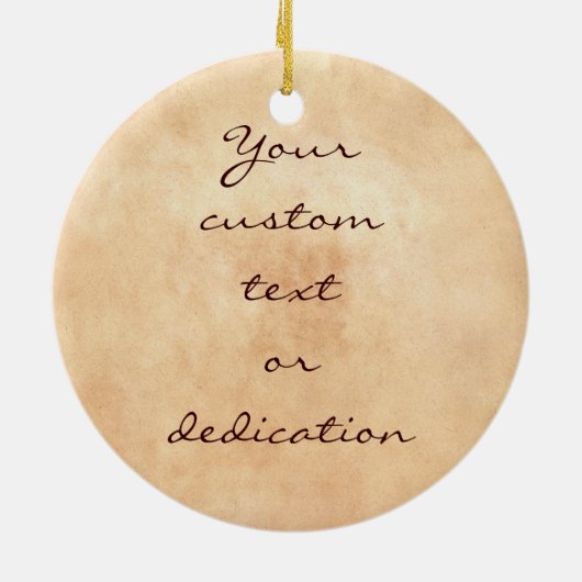 クールで中国のでカラフルなドラゴンのはすの花の芸術 セラミックオーナメント (裏面)