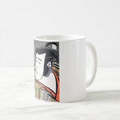 クールで伝統的な東洋の日本のな武士の入れ墨 コーヒーマグカップ (正面右)