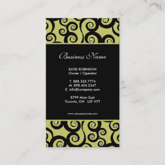 クールで及びファンキーな名刺 名刺