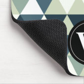 クールで幾何学的な三角形、カスタムなモノグラムDCSA38 マウスパッド (コーナー)