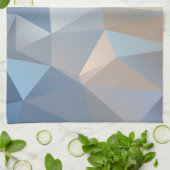 クールで抽象的な三角形パターン キッチンタオル (折り畳み)