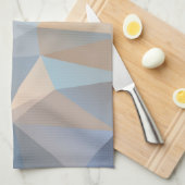 クールで抽象的な三角形パターン キッチンタオル (四つ折り)