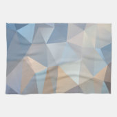 クールで抽象的な三角形パターン キッチンタオル (横)