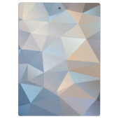 クールで抽象的な三角形パターン クリップボード (裏面)
