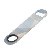 クールで抽象的な三角形パターン スピード栓抜き (正面アングル)