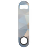 クールで抽象的な三角形パターン スピード栓抜き (裏面)