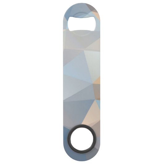 クールで抽象的な三角形パターン スピード栓抜き (正面)