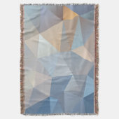 クールで抽象的な三角形パターン スローブランケット (正面縦)