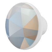 クールで抽象的な三角形パターン セラミックノブ (右)