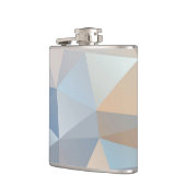 クールで抽象的な三角形パターン フラスク (左)