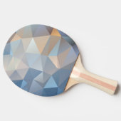 クールで抽象的な三角形パターン 卓球ラケット (横)