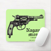 クールで旧式なNagantリボルバーグラフィックのmousepad マウスパッド (マウス)