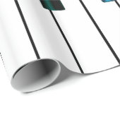 クールで暗くサイケデリックなピアノ鍵 ラッピングペーパー (ロールコーナー)