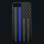 クールで暗く動揺してな警察は米国旗のスタイルを作ります iPhone 8/7ケース<br><div class="desc">暗く動揺してな警察の旗を特色にするユニークでクールな電話箱。</div>