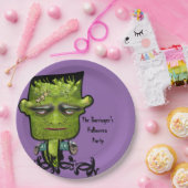 クールで率直な恐怖のハローウィンパーティ ペーパープレート (パーティー)