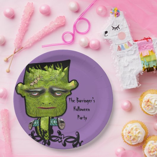 クールで率直な恐怖のハローウィンパーティ ペーパープレート (パーティー)