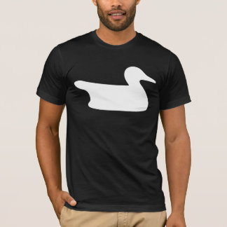 クールで白いアヒルのおとり Tシャツ