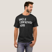クールで素晴らしい家族のギフトの教父の英雄の叔父さん Tシャツ (正面フル)