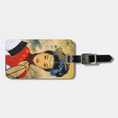 クールで若く美しく中国のな郡野ジン王女の芸術 ラゲッジタグ (正面横)