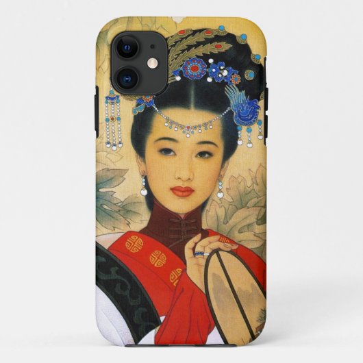 クールで若く美しく中国のな郡野ジン王女の芸術 Case-Mate iPhoneケース (裏面)