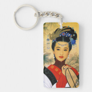 クールで若く美しく中国のな郡野ジン王子の芸術 キーホルダー