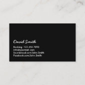 クールで赤い音波野生DJ 名刺 (裏面)