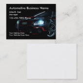 クールで車のなサービス業カード 名刺 (正面/裏面)