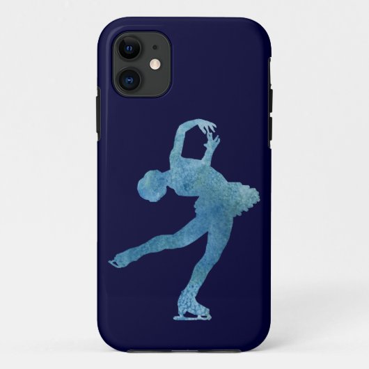 クールで青いフィギュアスケート選手 Case-Mate iPhoneケース (裏面)