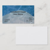 クールで青いプールへのステップ 名刺 (正面/裏面)
