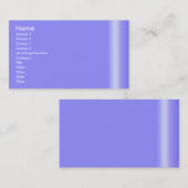 クールで青い名刺 名刺 (正面/裏面)