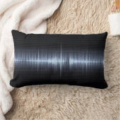 クールで青い心電図の心臓学医の人 ランバークッション (ブランケット)