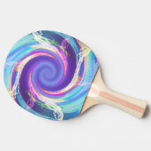 クールで青い火の卓球ラケット 卓球ラケット (横)