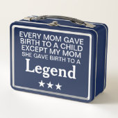 クールで頭が切れるでかわいくおもしろいな引用文 メタルランチボックス (正面)