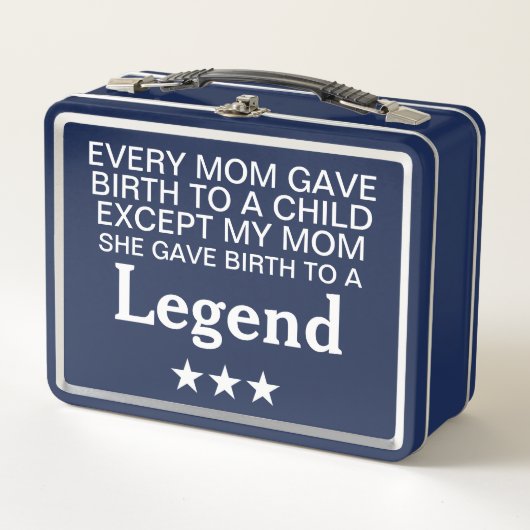 クールで頭が切れるでかわいくおもしろいな引用文 メタルランチボックス (正面)