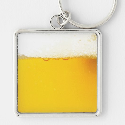 クールで風味がよいビールKeychain キーホルダー (正面)