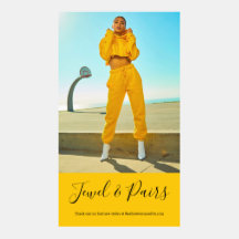 クールで黄色くスタイリッシュなファッション INSTAGRAMストーリー