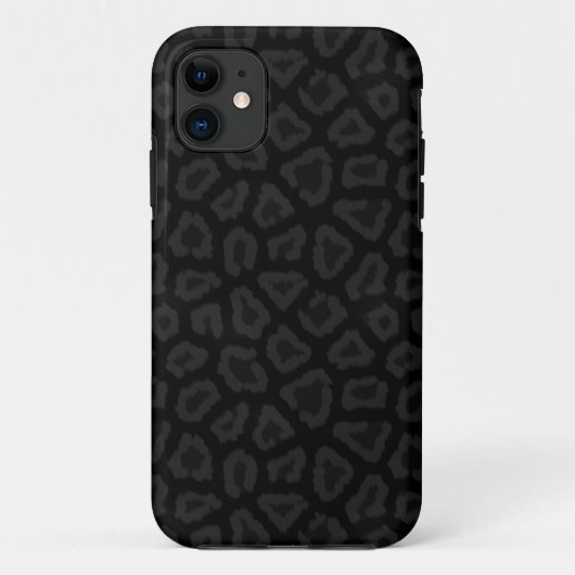 クールで黒いヒョウのプリントのiPhone 5の箱 Case-Mate iPhoneケース (裏面)