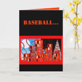 クールで黒い及びオレンジSFのスポーツ・ファンのベースボールカード カード (黄色い花)