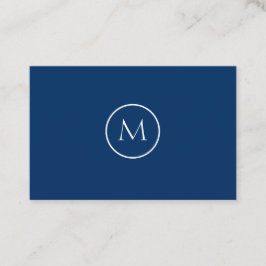 クールで黒い最小主義のモノグラムのなエレガント 名刺